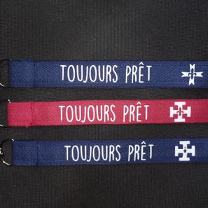 Porte-clés "Toujours prêt" 12€ l'un