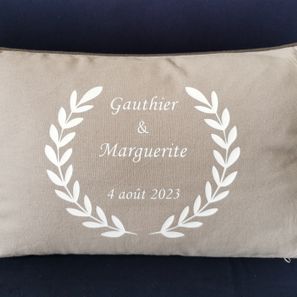 Coussin "couronne de laurier" 26€
