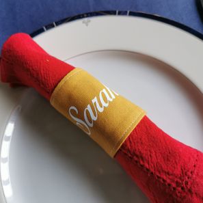 Ronds de serviette en tissu 6€ l'un