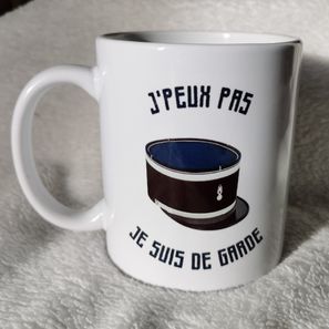 Mug "gendarme de garde" 13€50
