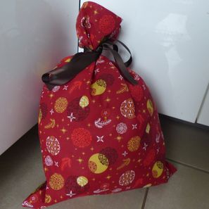 Sac cadeau tissu "féérie"