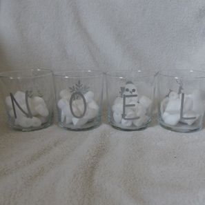 Photophore de Noël argenté 20€