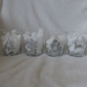 Photophore de Noël argenté 20€