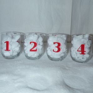 Photophore de l'Avent rouge 20€