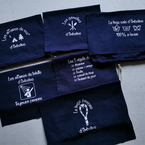Lot de 6 sacs de camp 54€