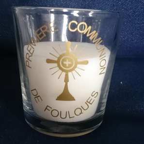 Bougie "première communion" 6€