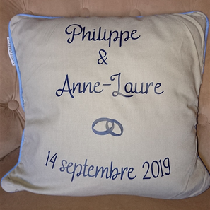 Coussin "alliances" 26€