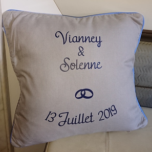 Coussin "alliances" 26€