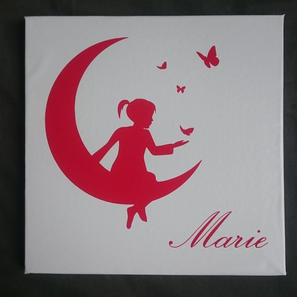 Toile "lune" 13€