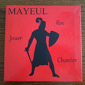 Toile "chevalier debout" 13€