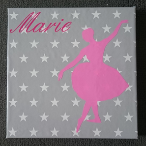 Toile "danseuse" 13€