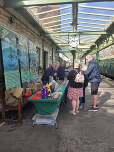 On the Swanage Railway Platform