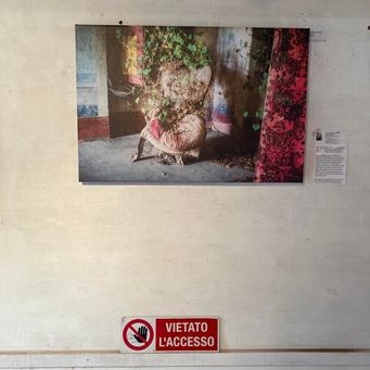 Forladt villa i Italien