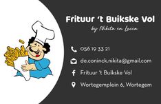 Logo frituur buikske vol