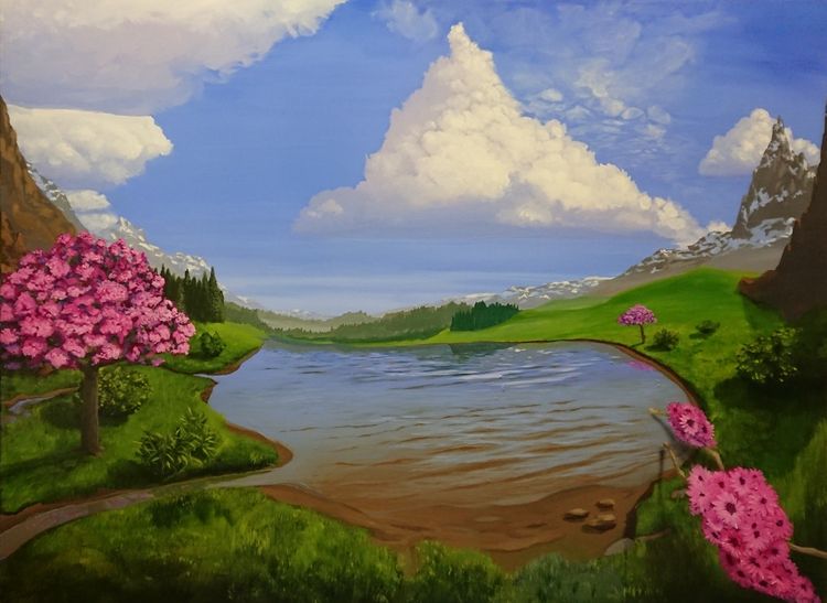 The dream #1(2020) 120 x 90 cm