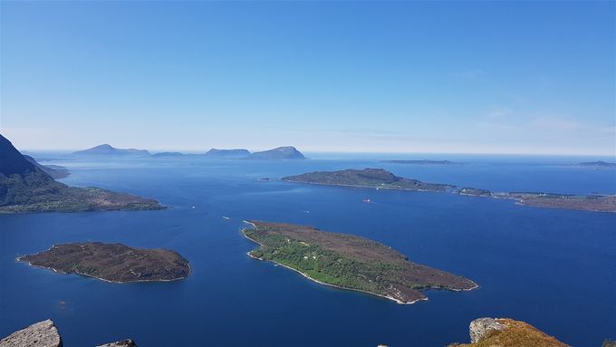Utsikt fra Langsetnakken mot nordvest