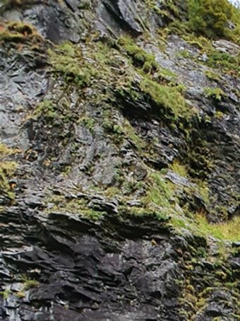 Litledalsfossen. Tydelig skilting til denne. Ett fall kanskje på 20 -30 meter