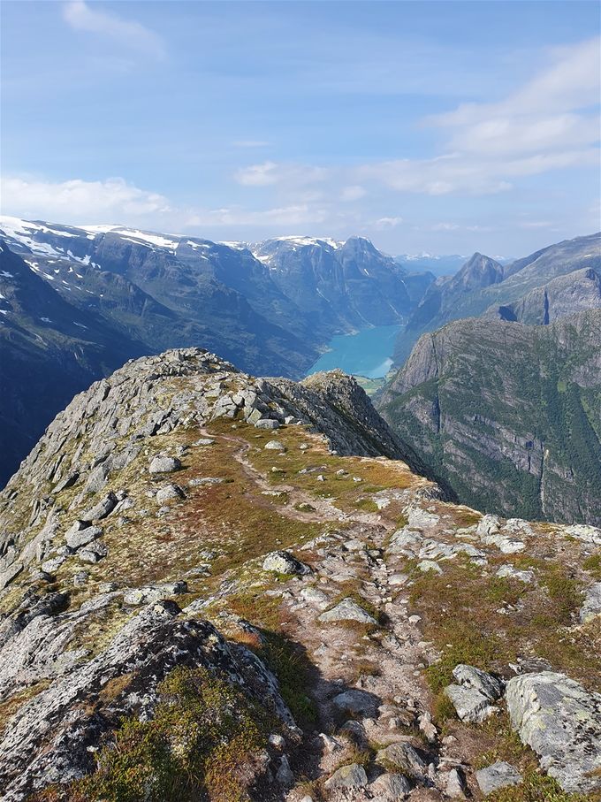 Bra sti opp på ryggen, men egentlig ikke så mange alternativ