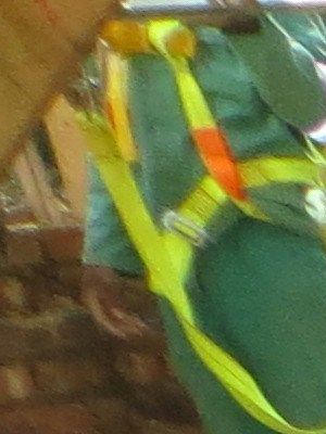 men with hardhats at a construction site