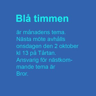 Tema 100 Blå timmen