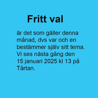 Tema 103 Fritt val