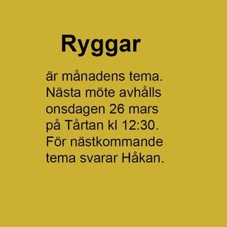 Tema 105 Ryggar