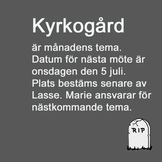 Tema 87 Kyrkogård 
