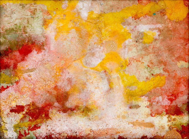 udo-reutter O.T:.2024/2 Mischtechnik auf Leinwand 50x60cm