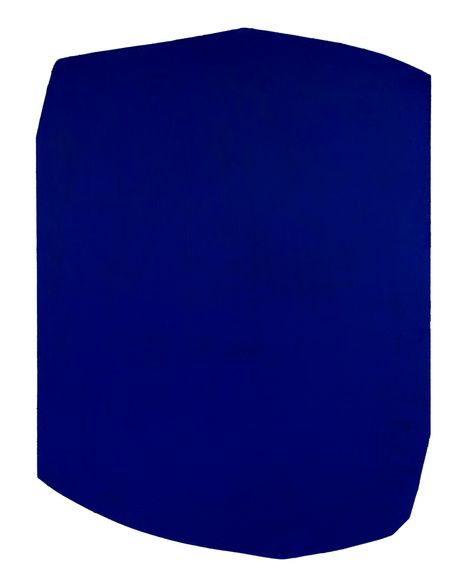 blau,2023 Acryl auf MDF-Holz, ca. 140x100cm