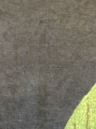 Stor grön kruka med bruna detaljer. 42cm hög Pris 950kr