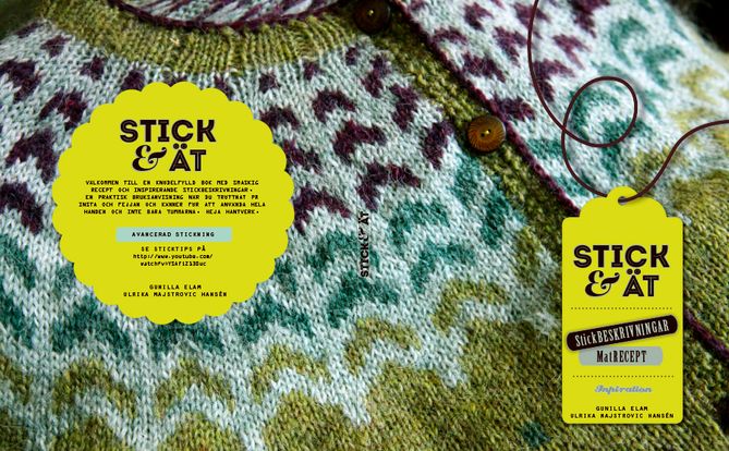 Stick & Ät: Formgivning till stickbok