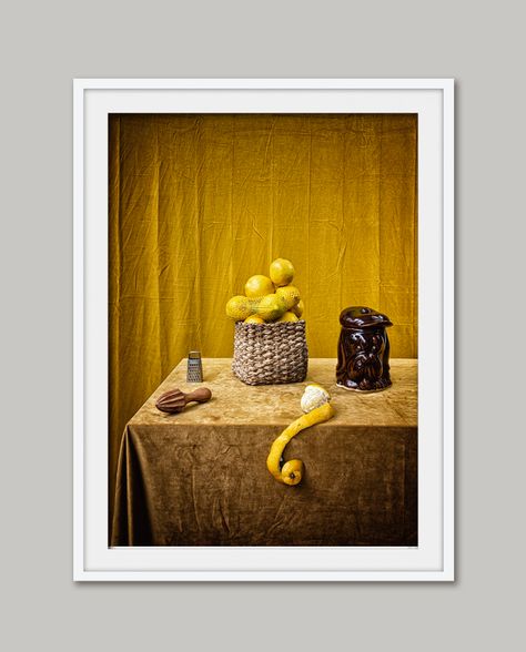 Lemon in Basket with Mastiff 