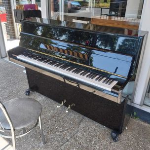 Hyundai black upright piano for sale