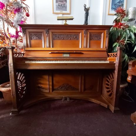 VICKERS art nouveau upright piano 02