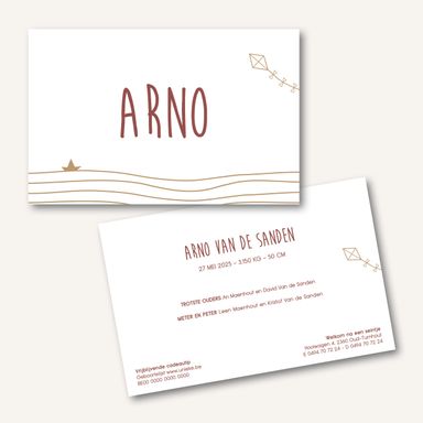 collectiekaartje Arno