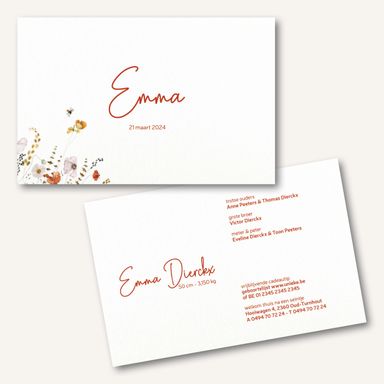 collectiekaartje Emma