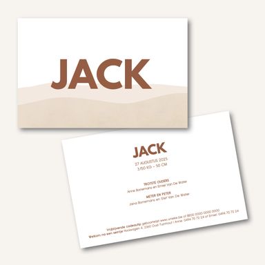 collectiekaartje Jack