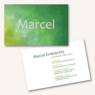 collectiekaartje Marcel
