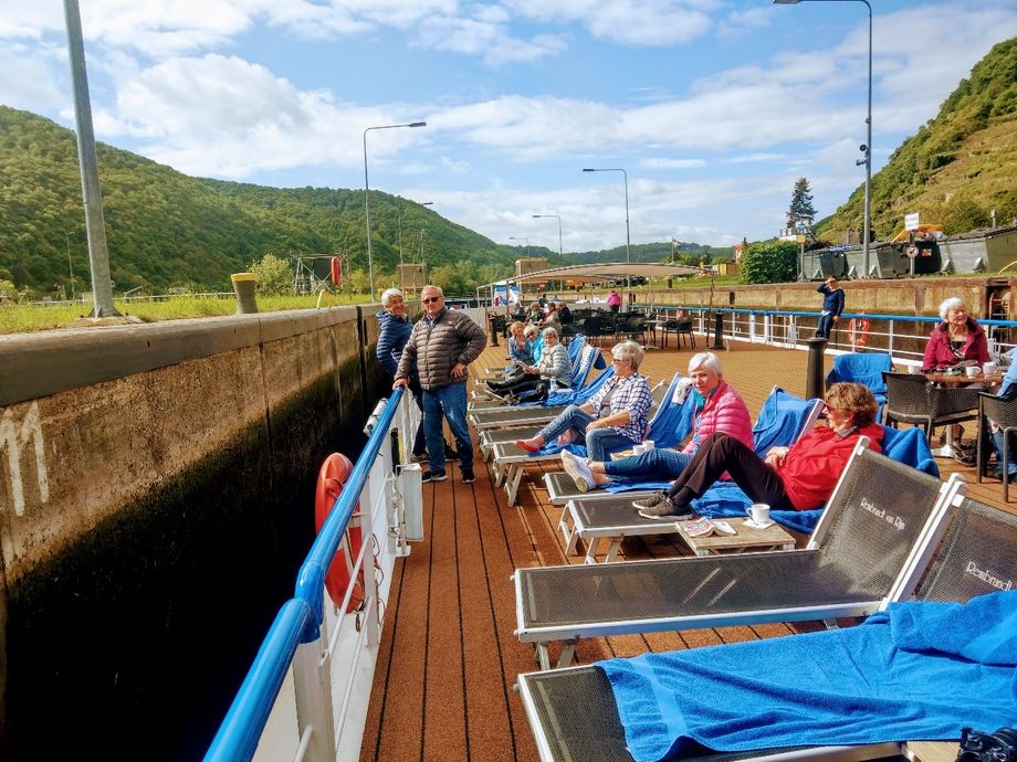 I sluse på Mosel