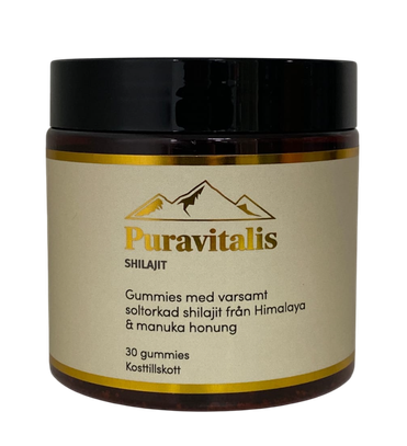 Puravitalis Shilajit Gummies med Manukahonung