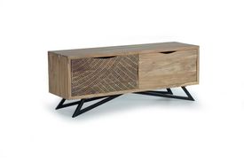 #1093-Acacia wood tv stand 50x130x36 cm $636