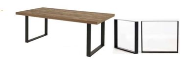 #1915 Dining table with U legs 200x100x76 cm $532