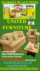 AD BLOCKS LANDSTUHL BOOKOO JAQUARD SOFA
