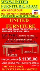 AD BLOCKS LANDSTUHL BOOKOO LUC LIGHT WOOD TABLE