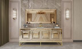 AVANOS BRONZE DRESSER + MIRROR