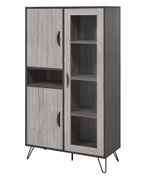 Eclipse ash grey china cabinet 90x40x160 cm $288