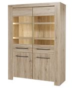 Elba china cabinet with led lights 130x180x45 cm $528