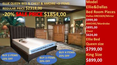 Ellie & Dallas Bedroom Pieces