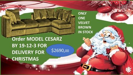 IN STOCK CESARZ GOLD BROWN 17-12-23