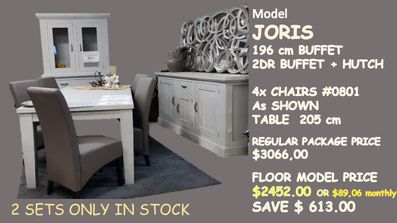 JORIS SMALL BUFFET PACKAGE